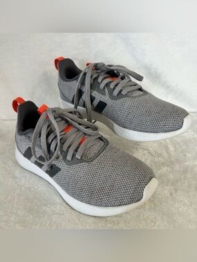 Adidas Kid Unisex Sneakers Size 3 Gray Puremotion Mesh Running Athletic Sneakers